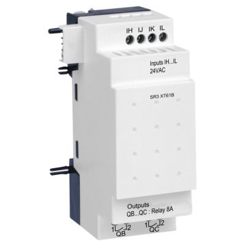 Módulo de extensión de e/s discreta - 6 i o - 24 v ac - para zelio logic