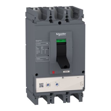 Interruptor automático easypact cvs400f, 36 ka a 415 vca, clasificación 400 a unidad de control electrónica ets 2.3, 3p 3r