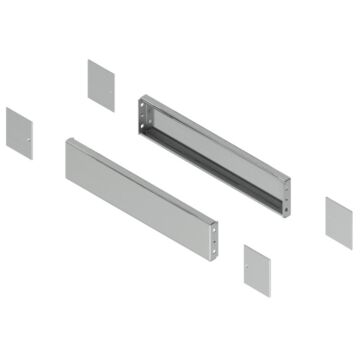 Spacial - side plinth - h100 d400 stainless steel 304l