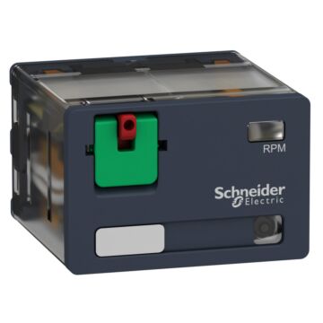 Relé de potencia enchufable, 15 a, 4 nanc, con led, 24 v ca