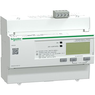 Contador de energía iem3355 3f 125a cl1 modbus 1e/s digital multitarifa mid