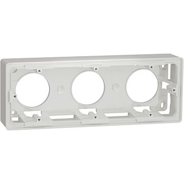 New unica, caja de montaje de superficie - 3 x 2 módulos - polar