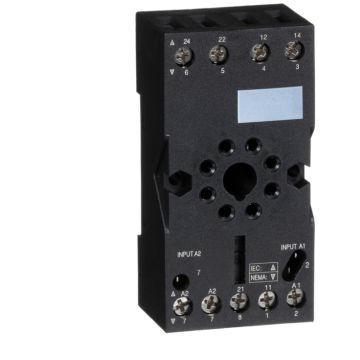 Encaixe ruz - controlo misto - 10 a - < 250 v - conector - para relé rumc2..