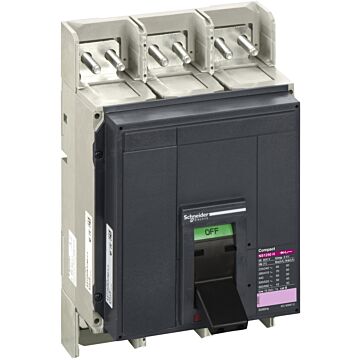 Disjuntor compact ns1250h - 3 pólos - 1250 a - fixo -sem controlo