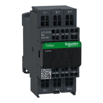 Contactor tesys d - 3p(3 na) - ac-3 - <= 440 v 12 a - 24 v cc bobina