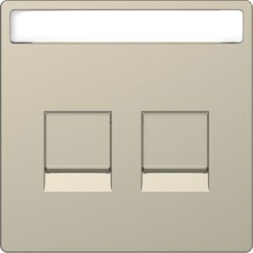 Tapa rj45 doble keystone d-life sahara