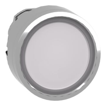 Cabeza pulsador luminoso blanco ø 22 pulsador a