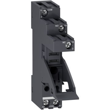 Zelio relay - bases 1co terminales separados