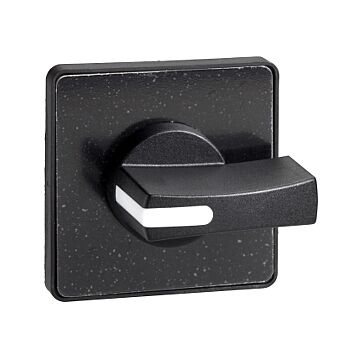 Cabeza my o 45 x 45 mm - negro - maneta negro - en blanco para grabado