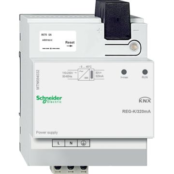 Knx - fuente de alimentación carril din 320 ma