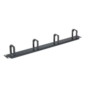 Actassi - 19 front panel 1u with steel cable guides 4h - ral7035