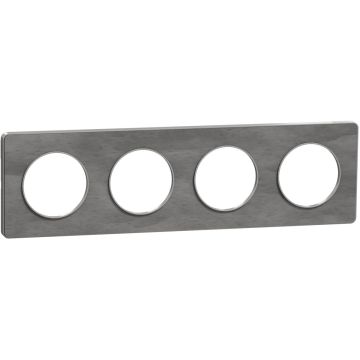 Marco touch alu 4 elem piedra ardosia