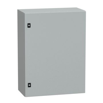 Spacial crn con puerta ciega sin placa de montaje  alt800xanch600xprof300; ip66; ik10; ral7035