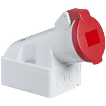 Toma de montaje en pared 32 a 3 polos t 380...415 v ip44 50-60 hz