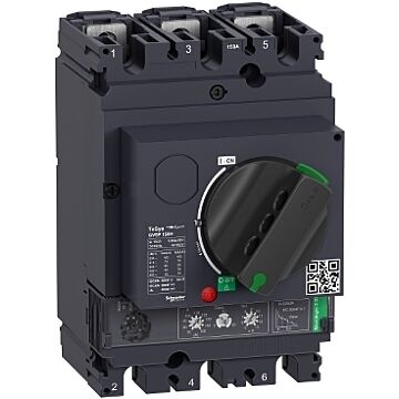Interruptor termomagnético tesys gv5 3p 150a icu 70ka