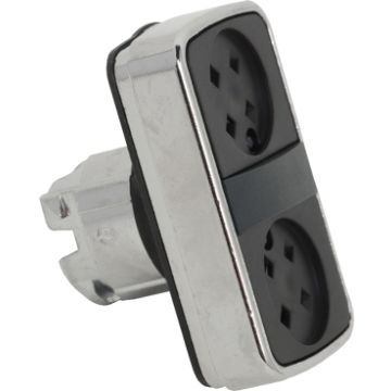 Cabeza pulsador  doble sin caps rr ip66