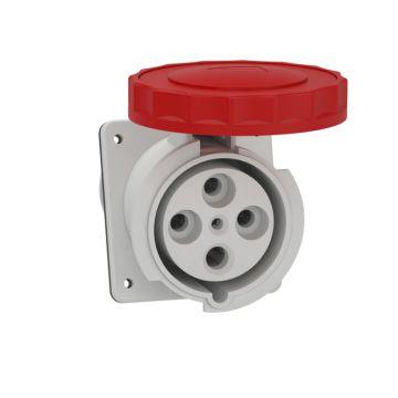 Pratika base de empotrar con salida inclinada - 125a - 3p+t- 380...415 vca ip67