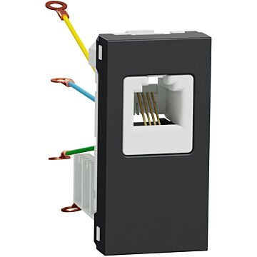 New unica toma telefono rj12 1 mod. antracita