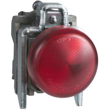 Piloto redondo ø 22 - ip65 - rojo - led integrado - 240 v - orejetas - atex
