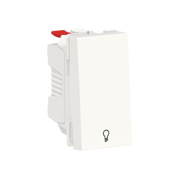 Pulsador 1 modulo símbolo luz polar