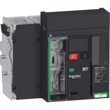 Interruptor automático masterpact mtz1 16h1 4p extraíble sin micrologic