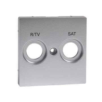 Caratula toma r-tv/sat elegance aluminio
