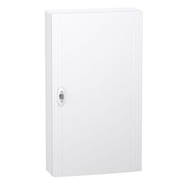 Envolvente modular, prismaset xs, 18 módulos 4 filas, superficie, puerta blanca