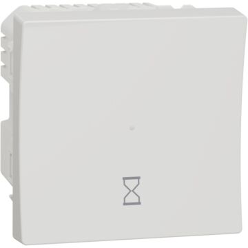 New unica interruptor temporizado 10a blanco polar