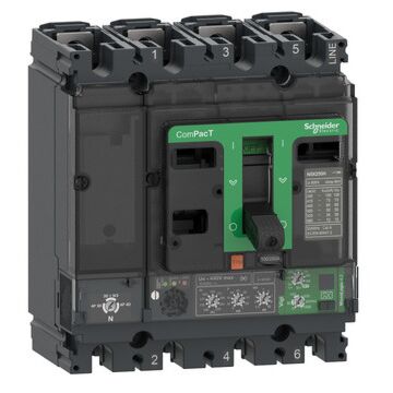 Interruptor automatico compact nsx160f 36ka ac 4p4r 160a micrologic 4.2