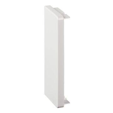 Optiline 45 canal - tapa final - 140x55 mm - blanco polar