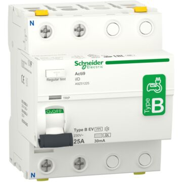 Acti9 iid - residual current circuit breaker - 2p - 25a - 30ma - b ev type