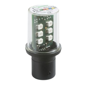 Bombilla led verde, luz fija - ba 15d - 230 v