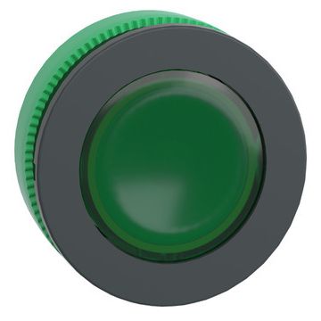 Cabeza  piloto flush  luminoso verde led