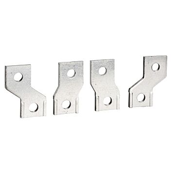 Accesorios de conexión compact nsx 100/160/250, easypact cvs 100/160/250, travesaños, paso de 45 mm, conexión plana, 4 polos