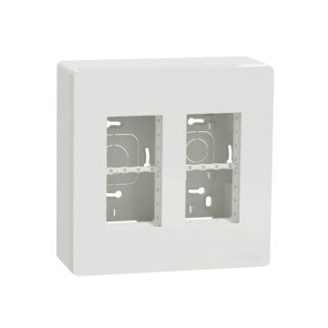 New unica system+ - puesto de trabajo - 2 columnas - superficie - polar