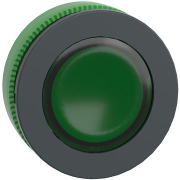 Boton iluminado flush verde