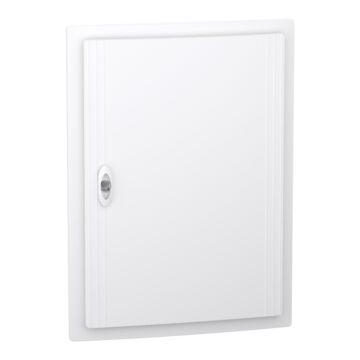 Envolvente modular, prismaset xs, 3 filas 18 módulos , empotrar, puerta blanca