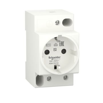 Toma de corriente; acti9 ipc; 2p+t; 250v