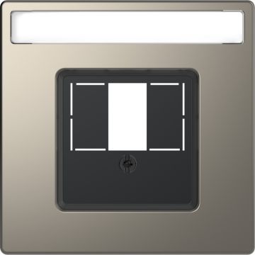 Tapa conector multimedia d-life niquel