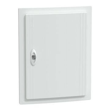 Envolvente modular, prismaset xs, 2 filas 13 módulos , empotrar, puerta blanca