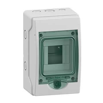 Mini kaedra - caja estanca - superficie - 1 fila - 4 mód. - ip65