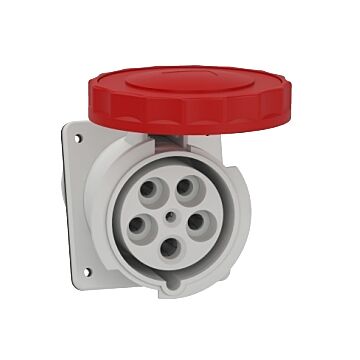 Pratika base de empotrar con salida inclinada - 125a - 3p+n+t 380..415 vca ip67