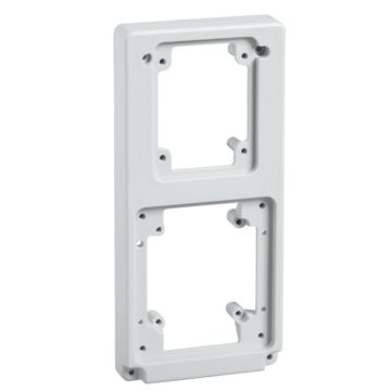 Placa para compartimento 103 x 225 mm para base de tomadas 65 x 65/75 x 75