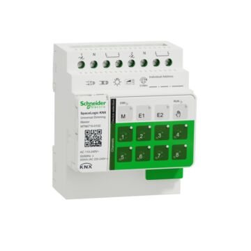 Knx - actuador spacelogic regulación universal led master 2 canales