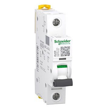 Magnetotérmico, acti9 ic60n, 1p, 25 a, c curva, 6000 a (iec 60898-1), 10 ka (iec 60947-2)