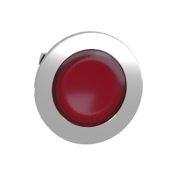 Cabeza pulsador flush luminoso rojo led