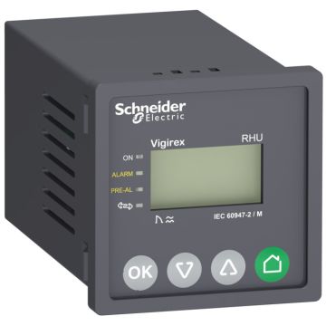 Communicating residual current protection relay, rhu, 30m a to 30 a, 220 vac to 240 vac 50/60hz