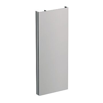 Optiline 45 canal - tapa frontal - aluminio