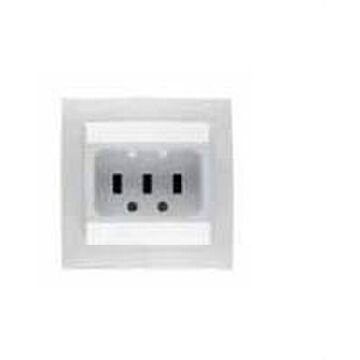 Toma corriente 25a 250v para caja universal