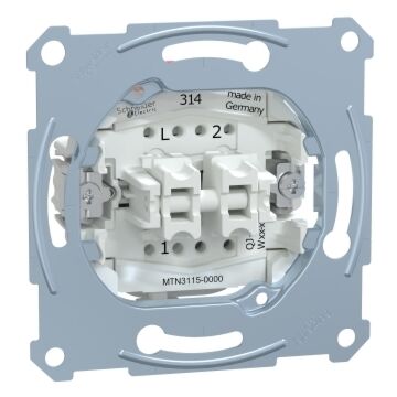 Doble interruptor 10a 250v compatible con la gama elegance y d-life